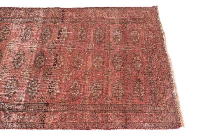 75cm x 130cm Hand Knotted Ultra Vintage Persian Wool Rug