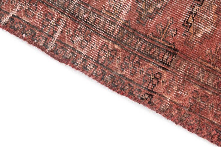 Detail image of 75cm x 130cm Hand Knotted Ultra Vintage Persian Wool Rug
