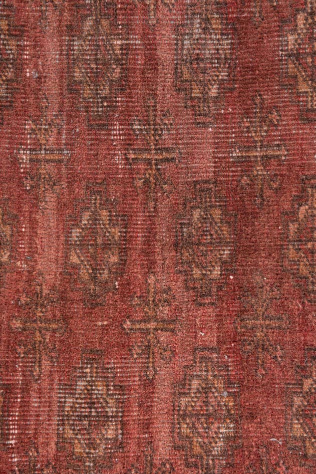 Detail image of 75cm x 130cm Hand Knotted Ultra Vintage Persian Wool Rug