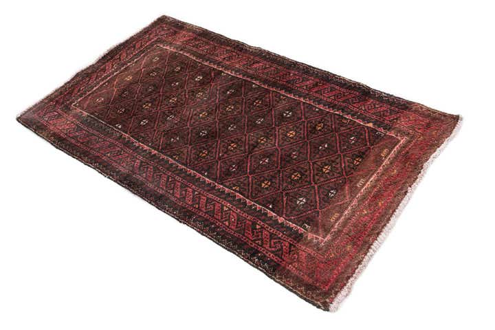2' 7 x 4' 2 Hand Knotted Ultra Vintage Persian Wool Rug