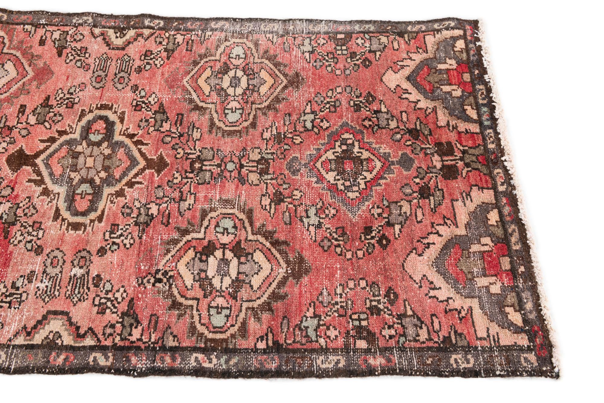 2' 9 x 5' 4 Hand Knotted Ultra Vintage Persian Wool Rug