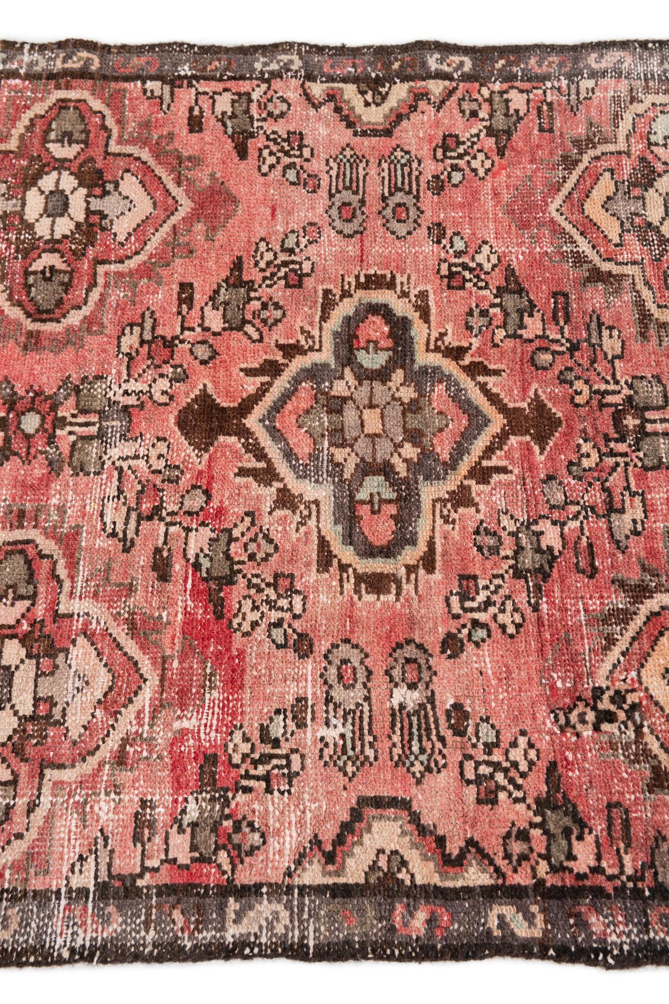 2' 9 x 5' 4 Hand Knotted Ultra Vintage Persian Wool Rug