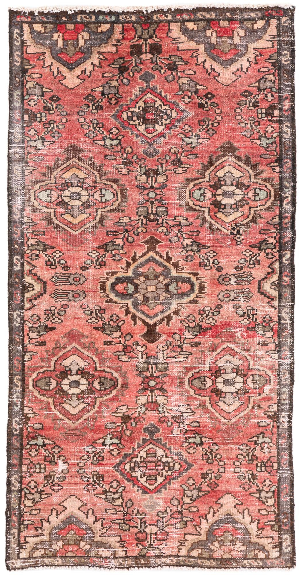 2' 9 x 5' 4 Hand Knotted Ultra Vintage Persian Wool Rug