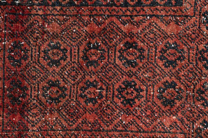 2' 10 x 4' 2 Hand Knotted Ultra Vintage Persian Wool Rug