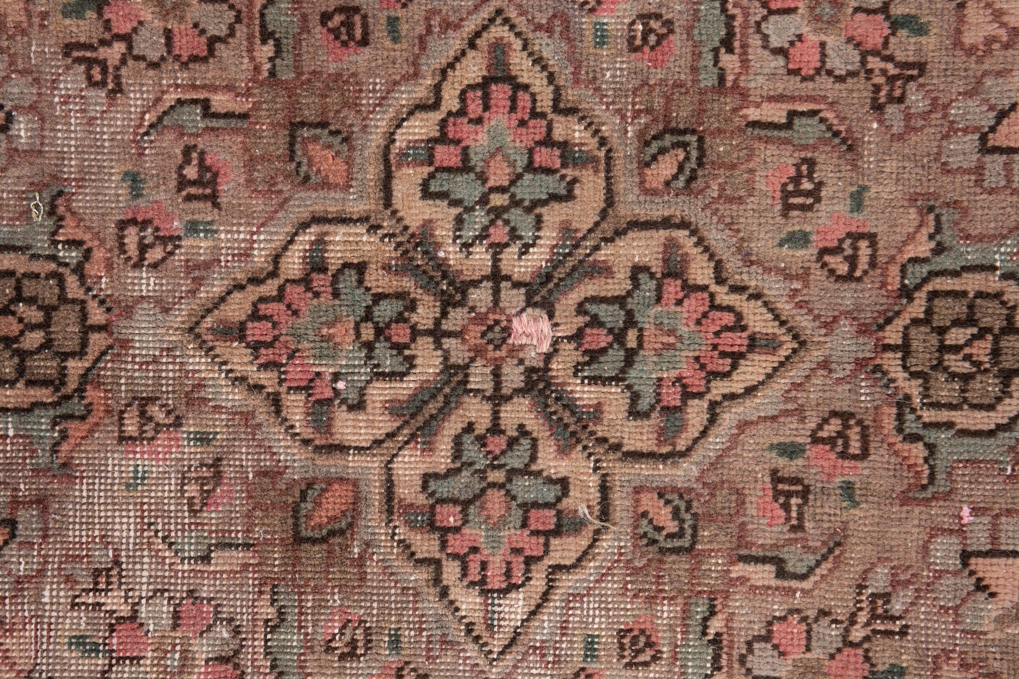 4' 10 x 7' 10 Hand Knotted Ultra Vintage Persian Wool Rug