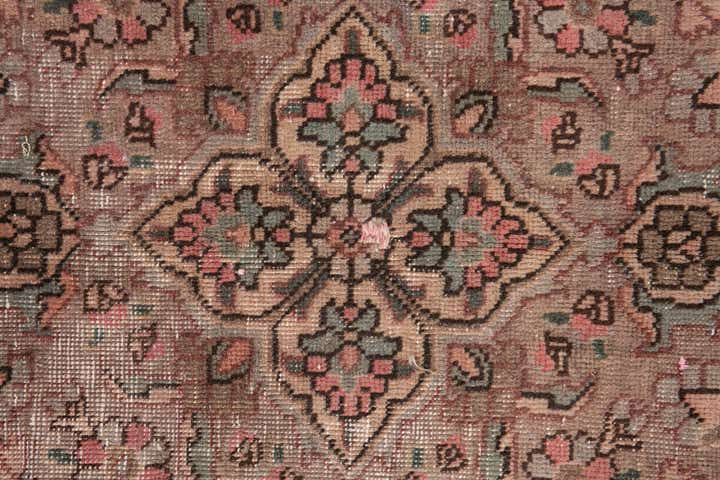 4' 10 x 7' 10 Hand Knotted Ultra Vintage Persian Wool Rug