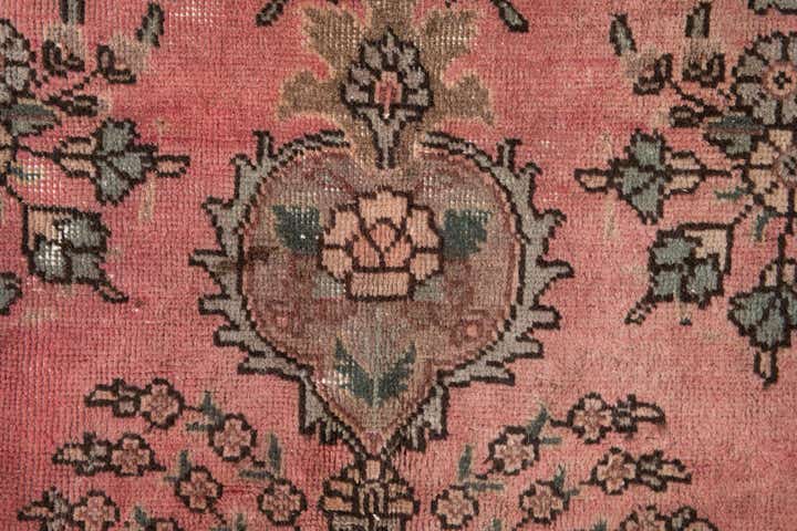 4' 10 x 7' 10 Hand Knotted Ultra Vintage Persian Wool Rug