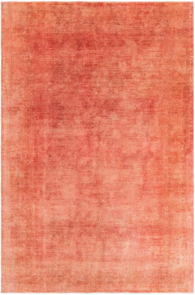 6' 7 x 10' 1 Hand Knotted Ultra Vintage Persian Wool Rug