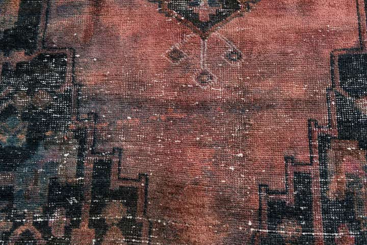 4' 9 x 8' 6 Hand Knotted Ultra Vintage Persian Wool Rug