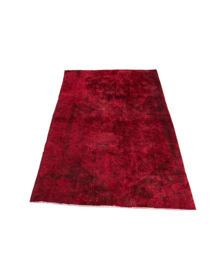 3' 8 x 5' 10 Hand Knotted Ultra Vintage Persian Wool Rug
