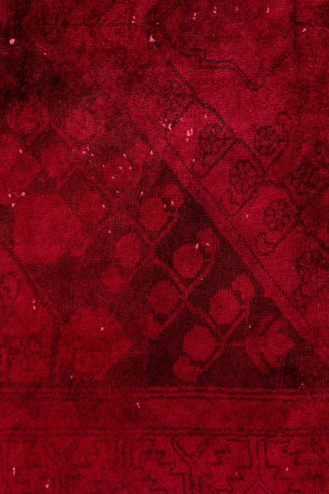 3' 8 x 5' 10 Hand Knotted Ultra Vintage Persian Wool Rug
