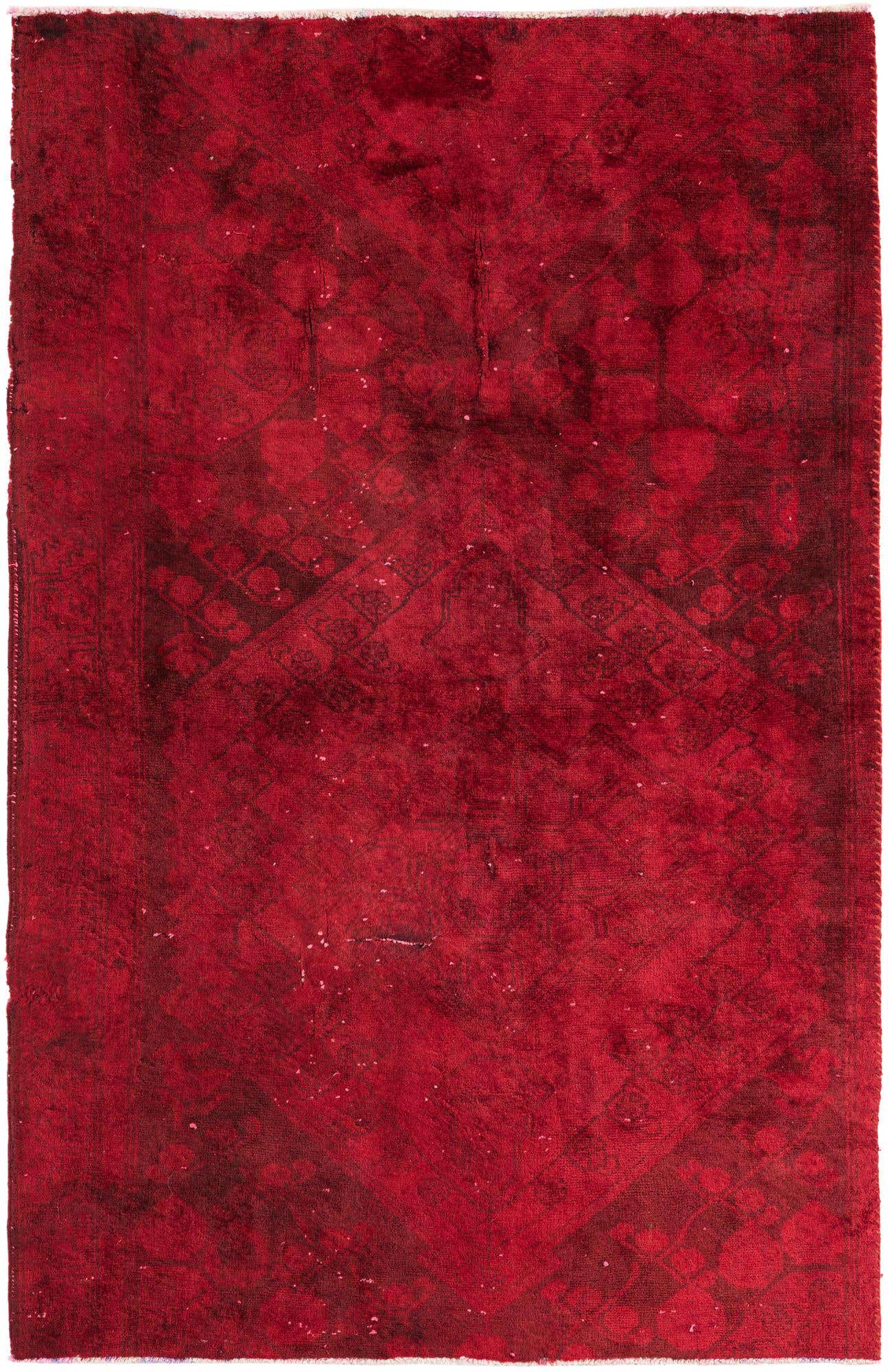 3' 8 x 5' 10 Hand Knotted Ultra Vintage Persian Wool Rug