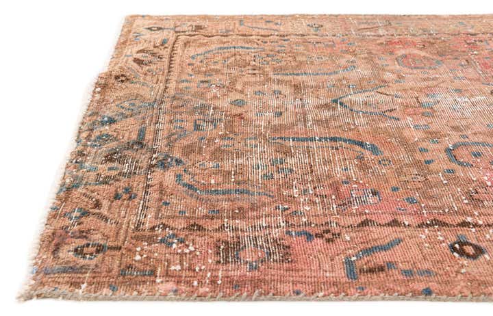 3' 6 x 4' 7 Hand Knotted Ultra Vintage Persian Wool Rug