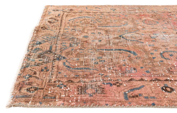 Detail image of 3' 6 x 4' 7 Hand Knotted Ultra Vintage Persian Wool Rug