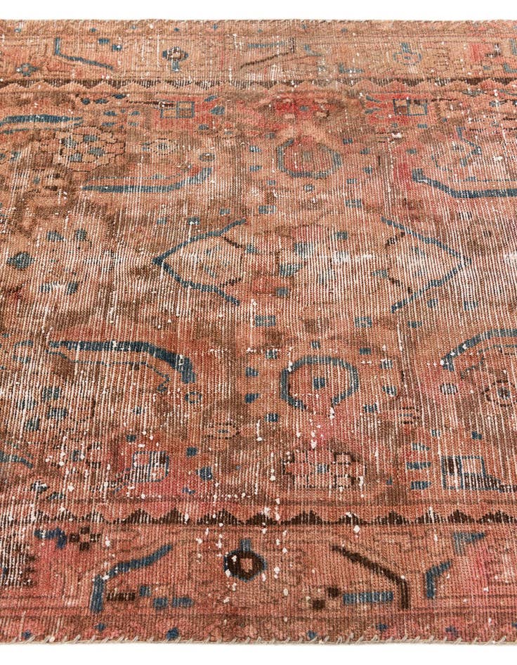 Detail image of 3' 6 x 4' 7  Hand Knotted Ultra Vintage Persian Wool Rug