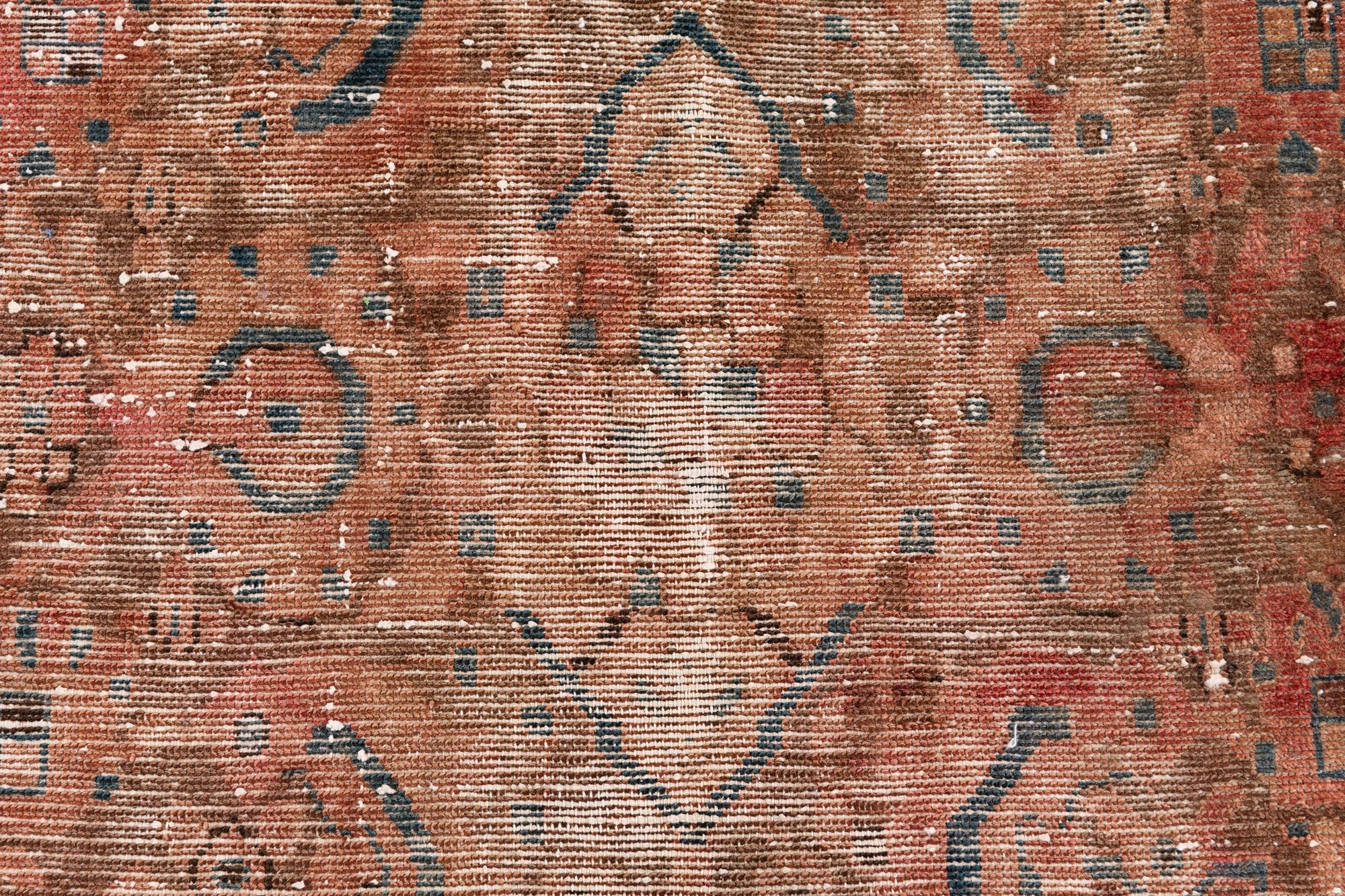 3' 6 x 4' 7 Hand Knotted Ultra Vintage Persian Wool Rug