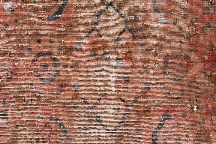 3' 6 x 4' 7 Hand Knotted Ultra Vintage Persian Wool Rug