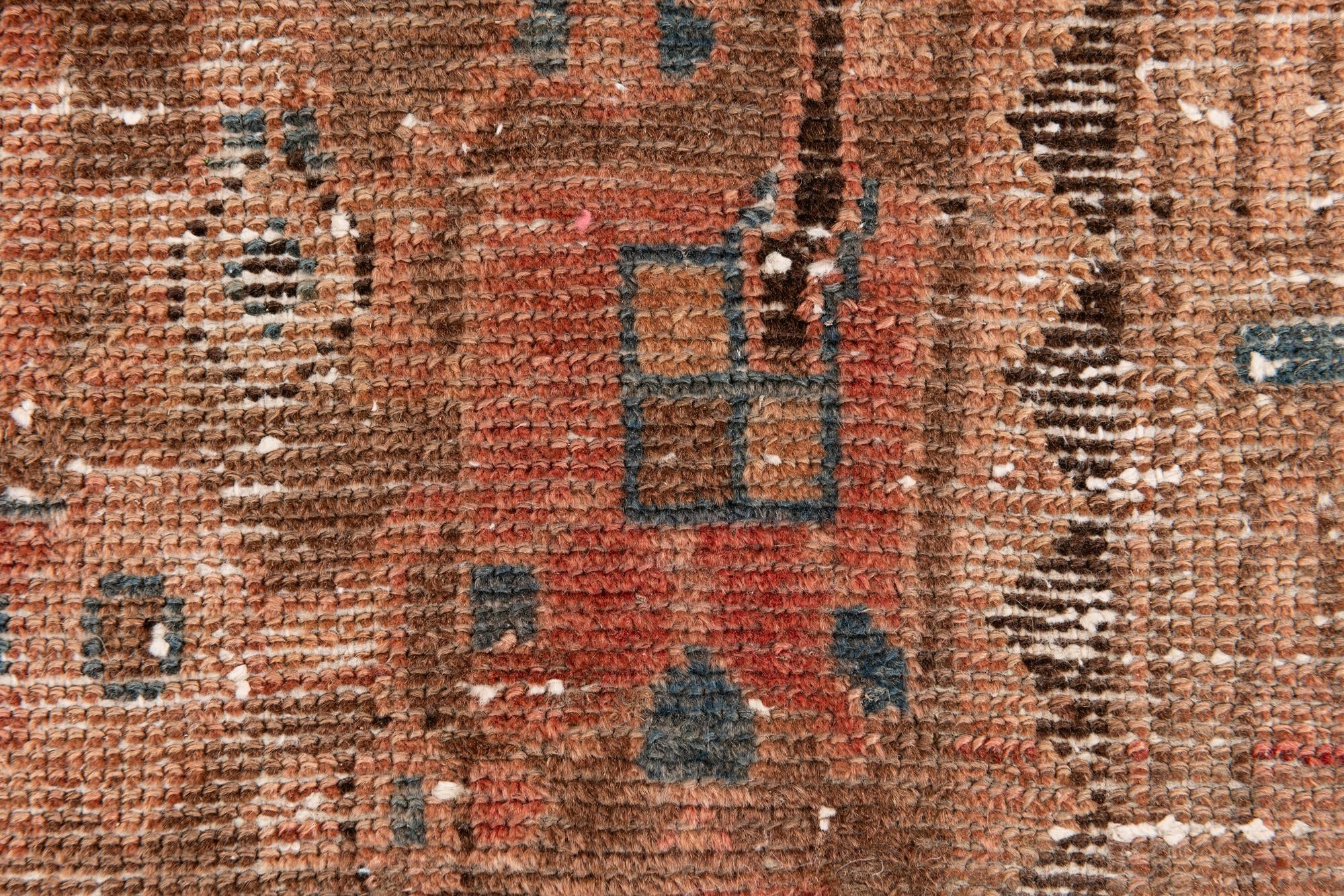 3' 6 x 4' 7 Hand Knotted Ultra Vintage Persian Wool Rug
