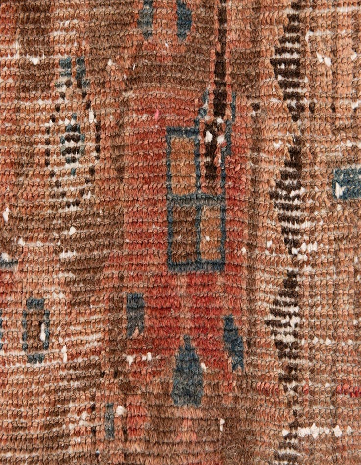 Detail image of 3' 6 x 4' 7  Hand Knotted Ultra Vintage Persian Wool Rug