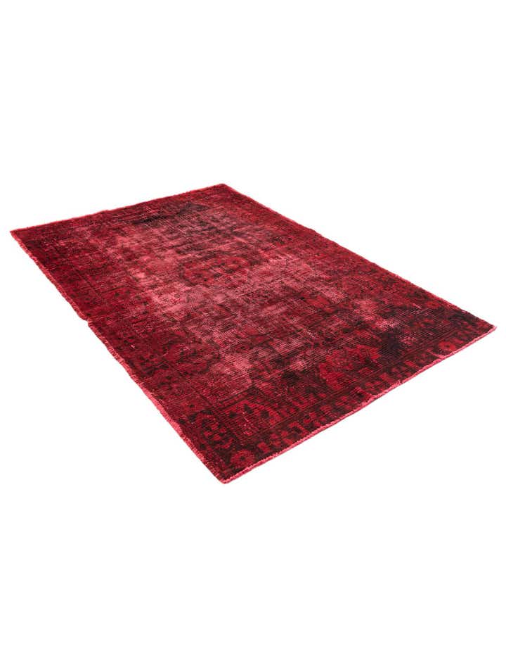4' 5 x 6' 7 Hand Knotted Ultra Vintage Persian Wool Rug