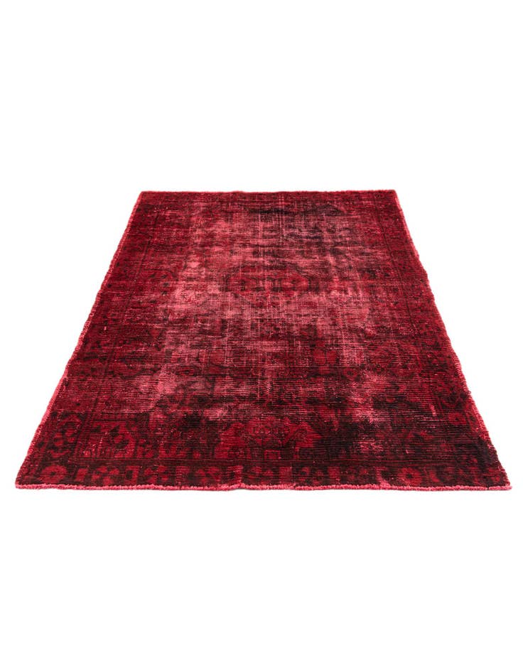 Detail image of 4' 5 x 6' 7  Hand Knotted Ultra Vintage Persian Wool Rug