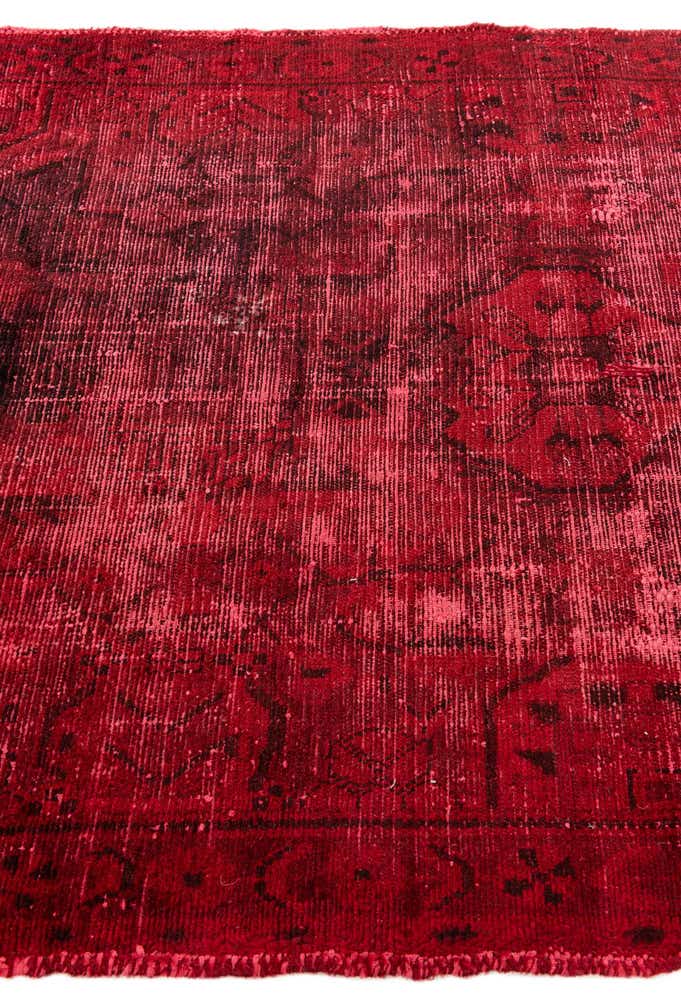 4' 5 x 6' 7 Hand Knotted Ultra Vintage Persian Wool Rug