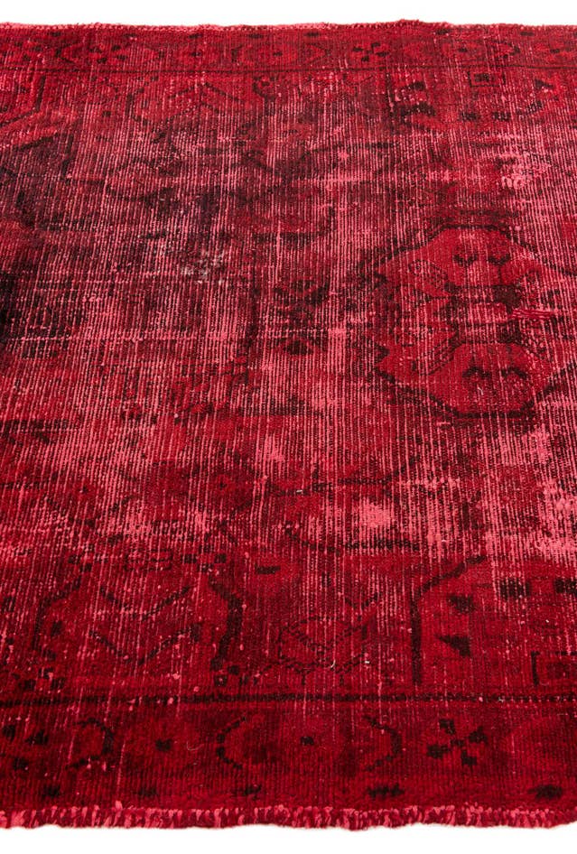 Detail image of 4' 5 x 6' 7 Hand Knotted Ultra Vintage Persian Wool Rug
