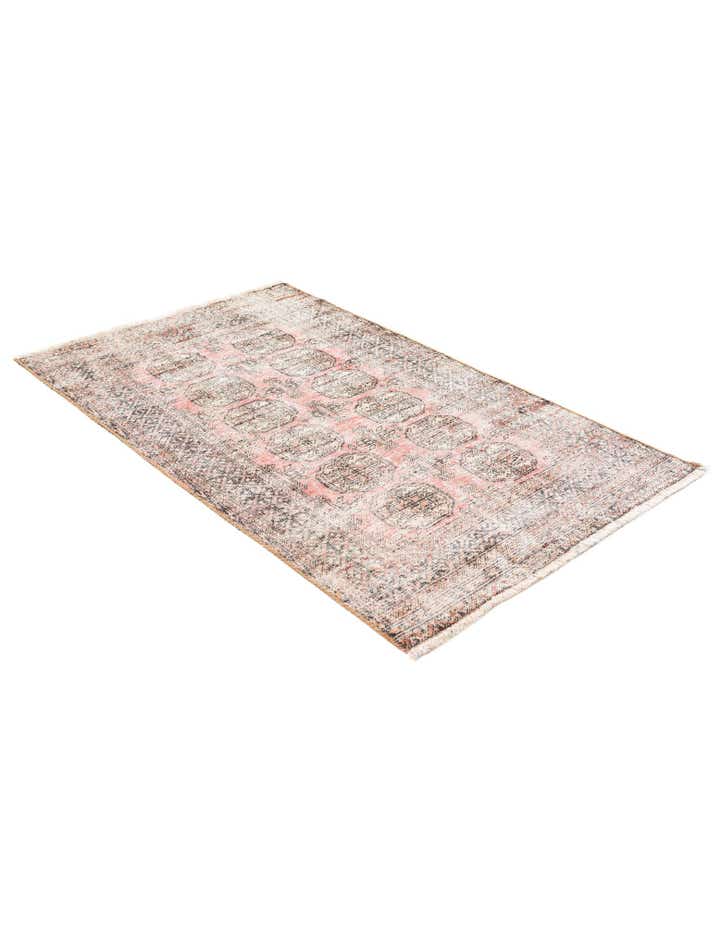 3' x 4' 9 Hand Knotted Ultra Vintage Persian Wool Rug