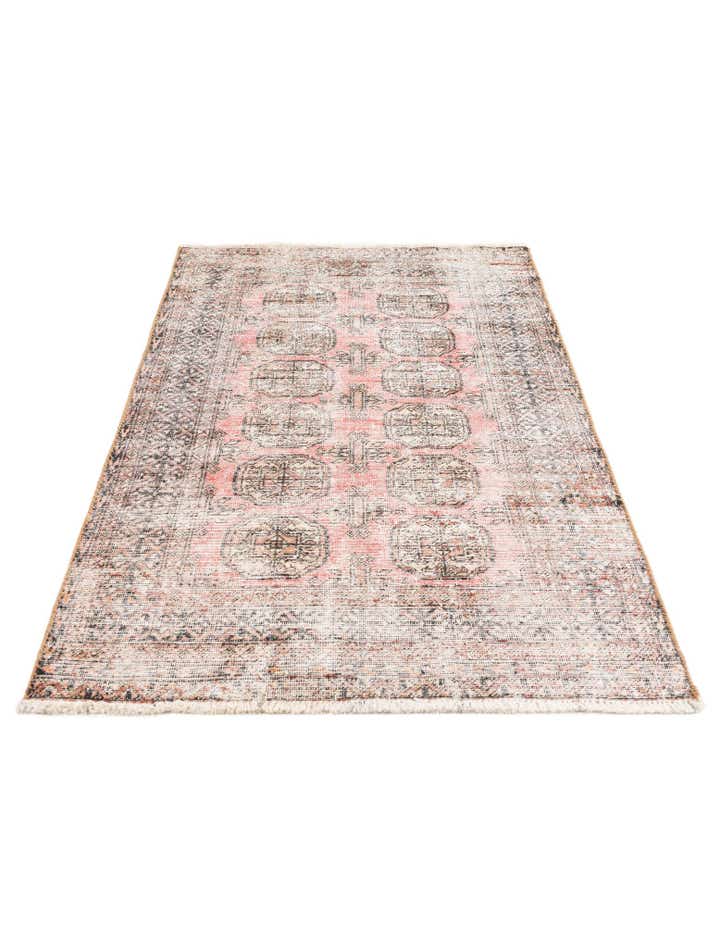 3' x 4' 9 Hand Knotted Ultra Vintage Persian Wool Rug