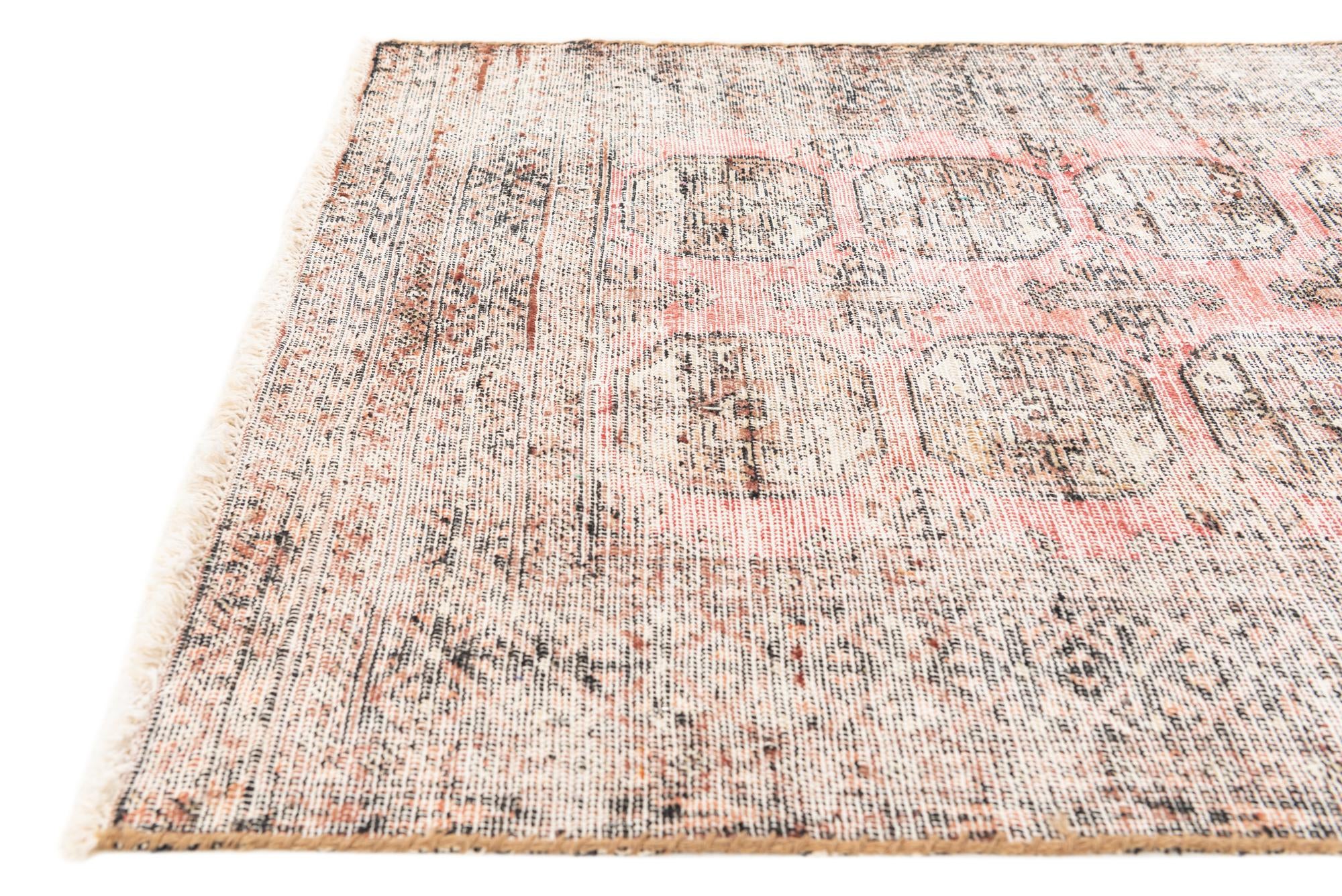 3' x 4' 9 Hand Knotted Ultra Vintage Persian Wool Rug