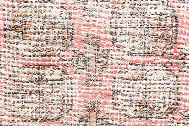 Detail image of 3' x 4' 9 Hand Knotted Ultra Vintage Persian Wool Rug