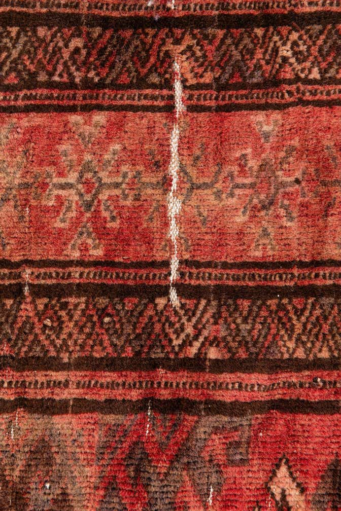 4' 1 x 6' Hand Knotted Ultra Vintage Wool Rug