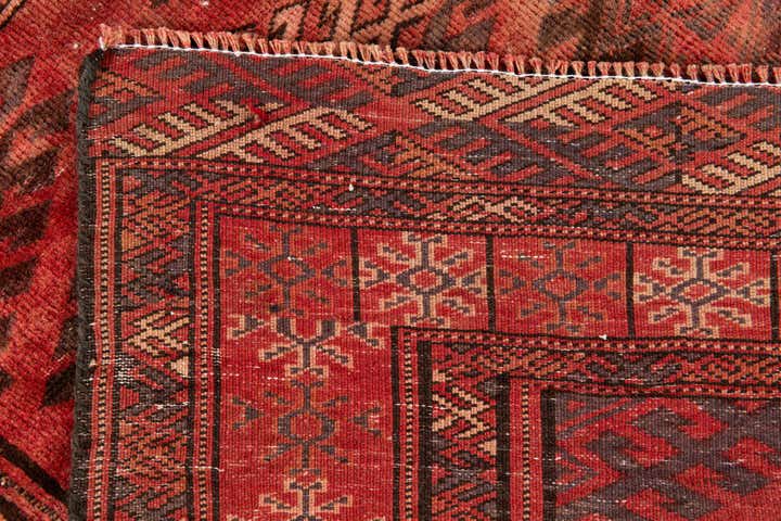 4' 1 x 6' Hand Knotted Ultra Vintage Wool Rug