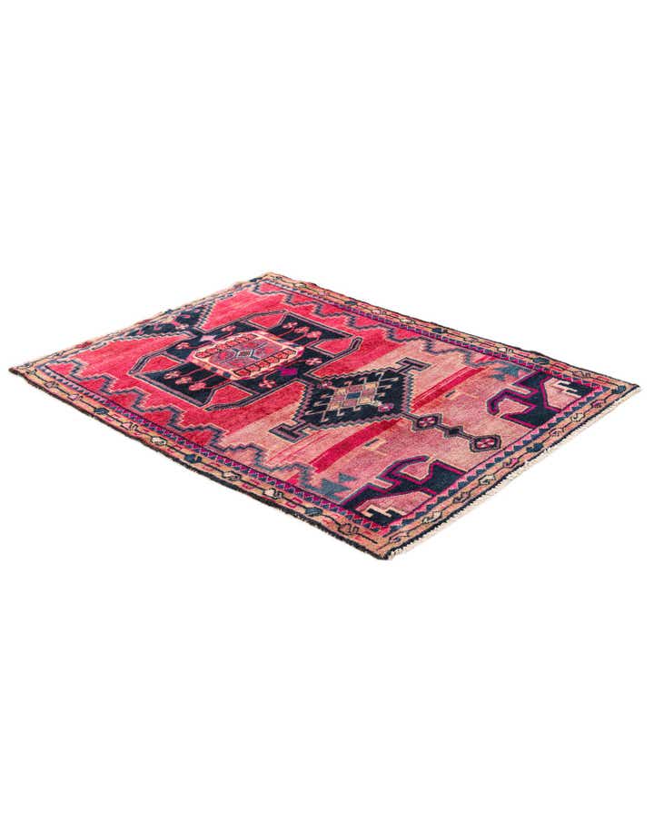 3' 2 x 4' 7 Hand Knotted Ultra Vintage Persian Wool Rug