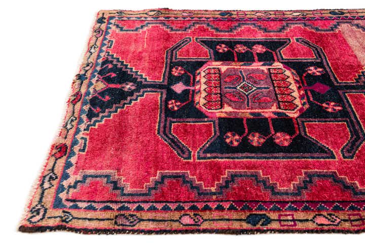 3' 2 x 4' 7 Hand Knotted Ultra Vintage Persian Wool Rug