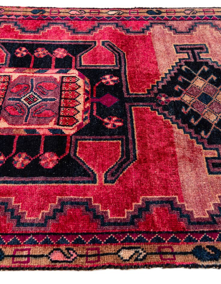 Detail image of 3' 2 x 4' 7  Hand Knotted Ultra Vintage Persian Wool Rug