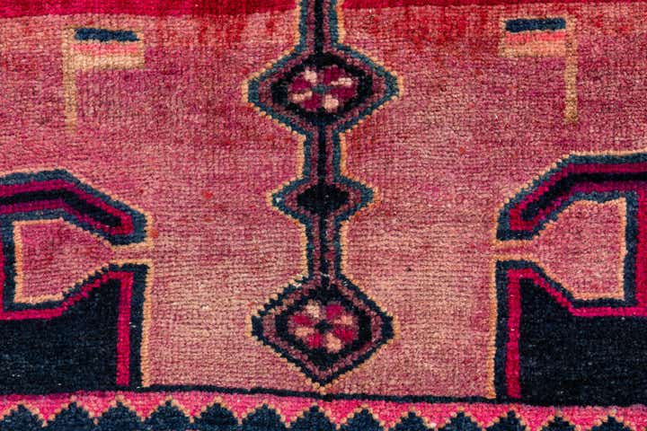 3' 2 x 4' 7 Hand Knotted Ultra Vintage Persian Wool Rug