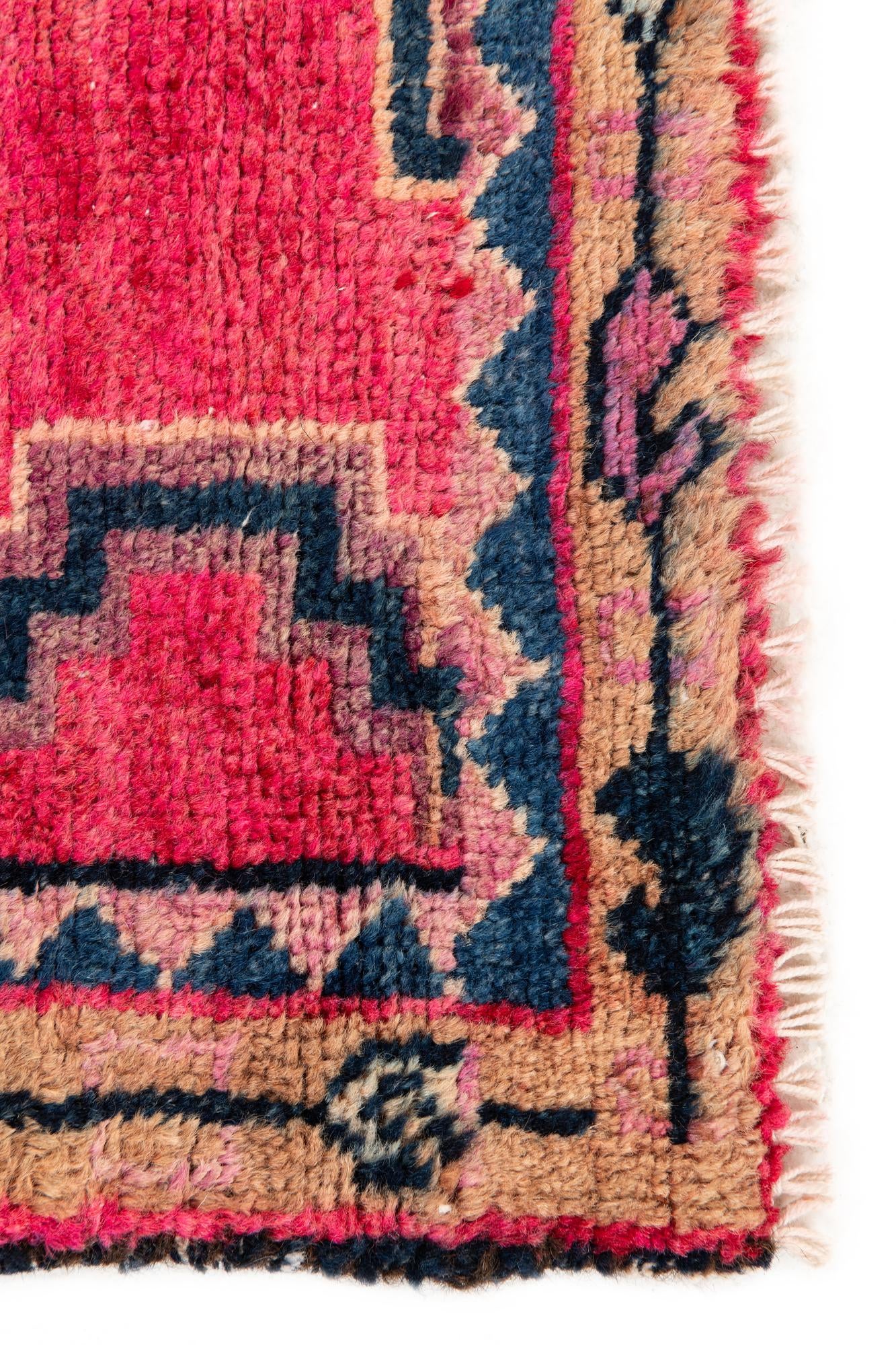 3' 2 x 4' 7 Hand Knotted Ultra Vintage Persian Wool Rug