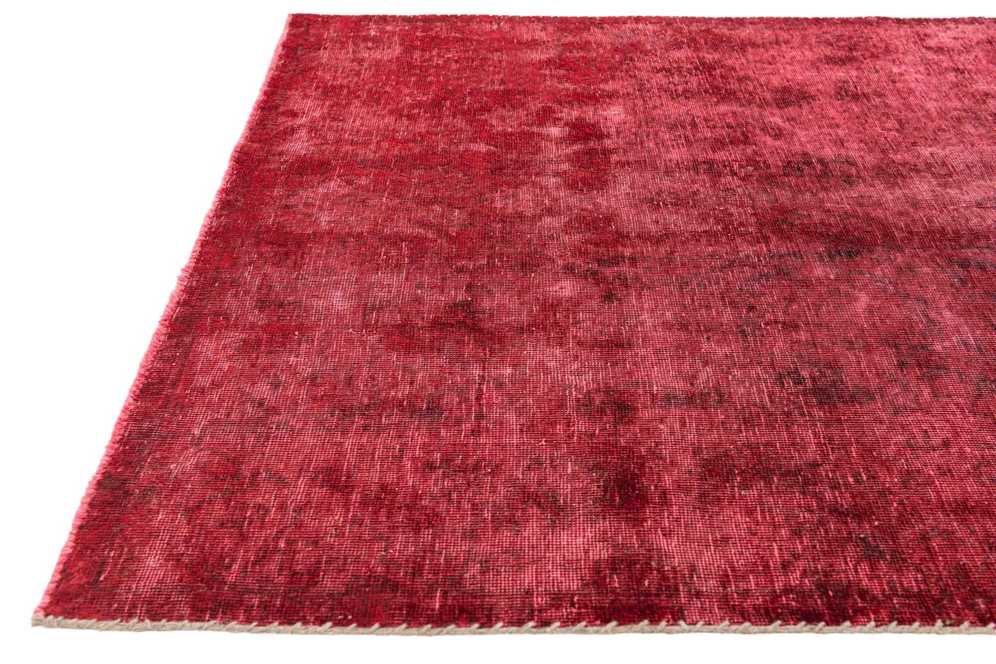 4' 6 x 7' 6 Hand Knotted Ultra Vintage Persian Wool Rug