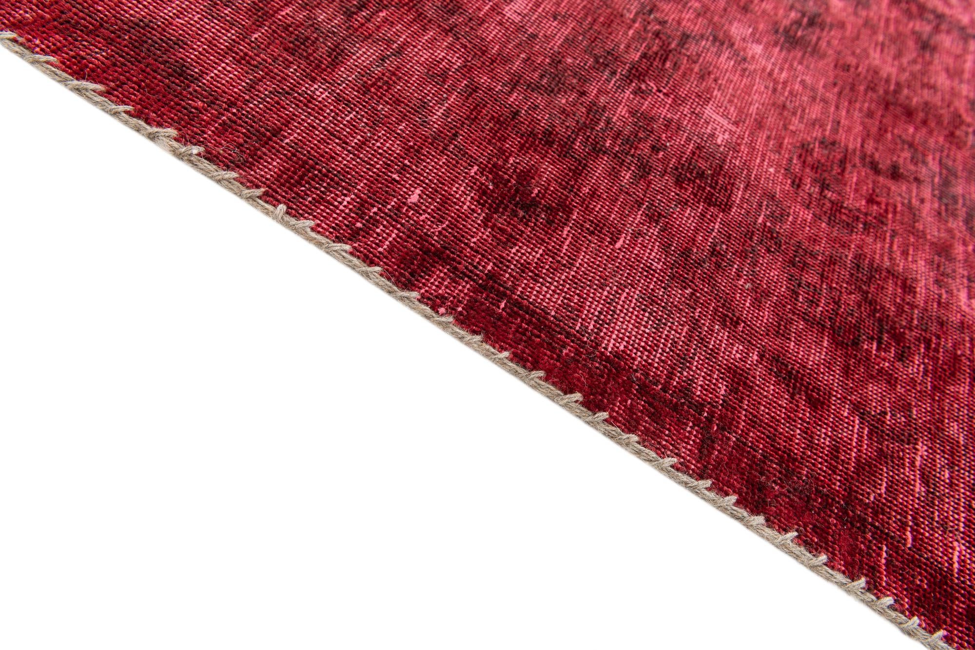 4' 6 x 7' 6 Hand Knotted Ultra Vintage Persian Wool Rug
