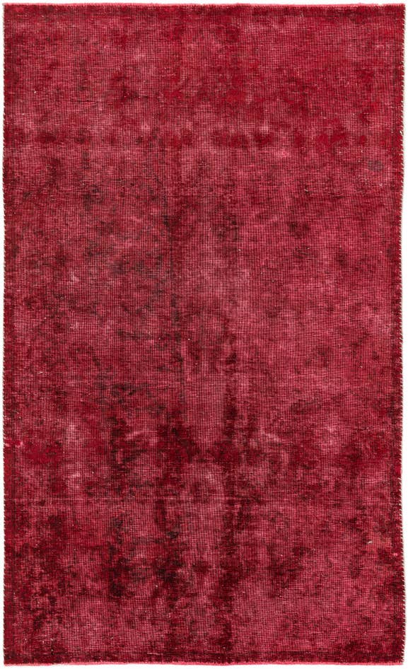 Detail image of 4' 6 x 7' 6 Hand Knotted Ultra Vintage Persian Wool Rug
