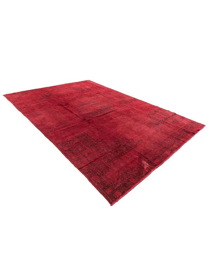 8' x 11' 7 Hand Knotted Ultra Vintage Persian Wool Rug