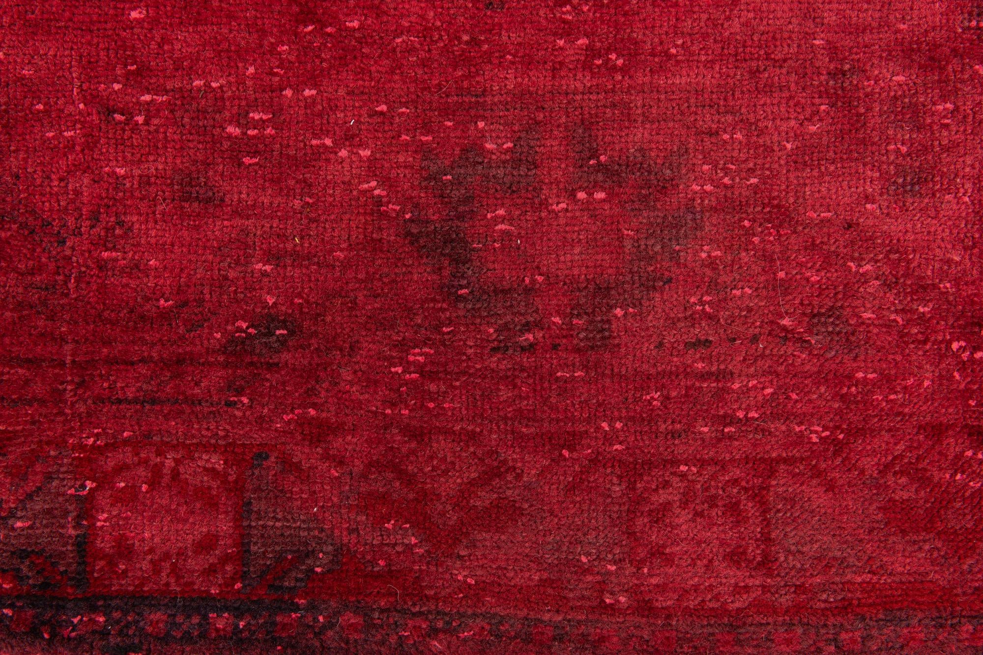 8' x 11' 7 Hand Knotted Ultra Vintage Persian Wool Rug