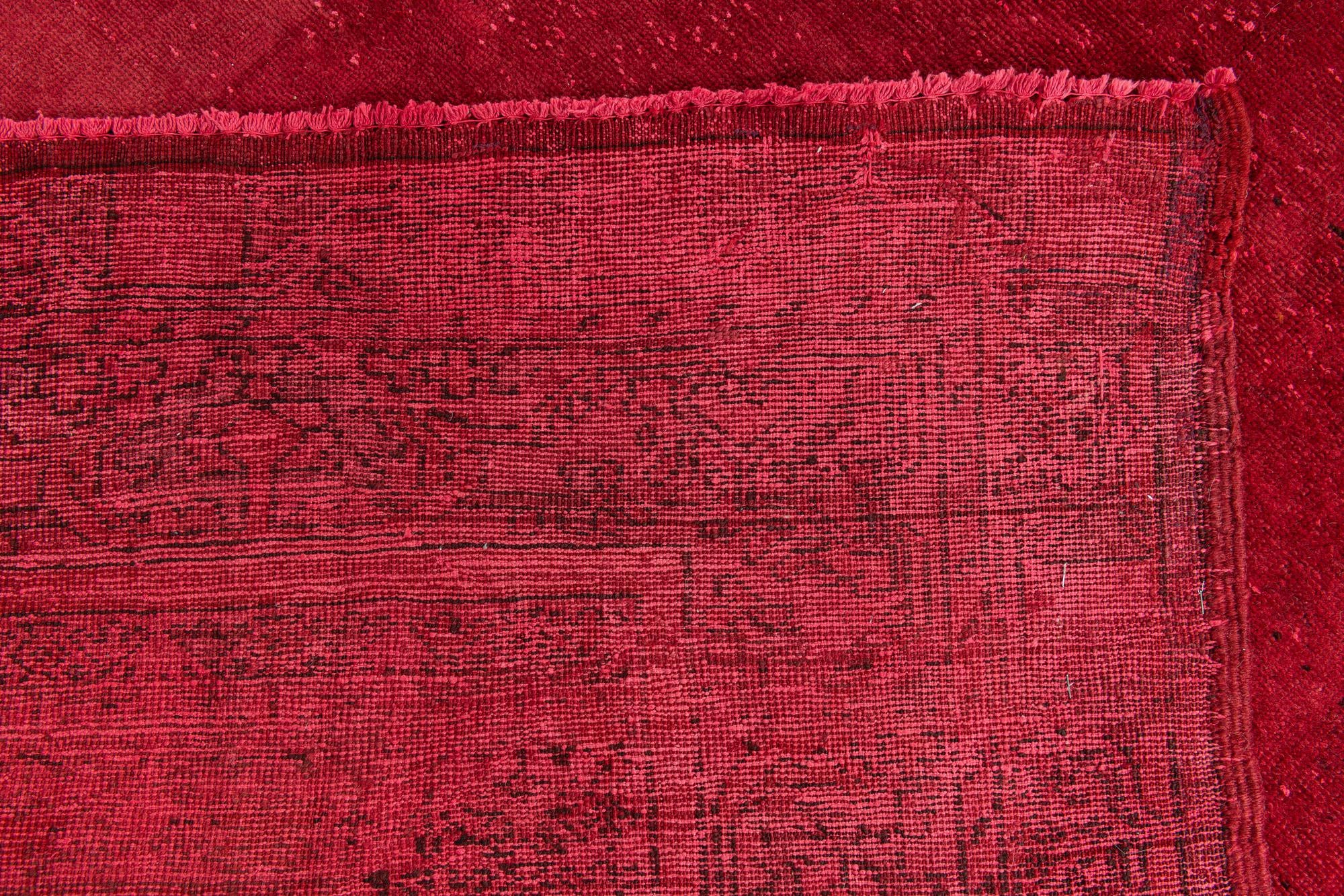 8' x 11' 7 Hand Knotted Ultra Vintage Persian Wool Rug