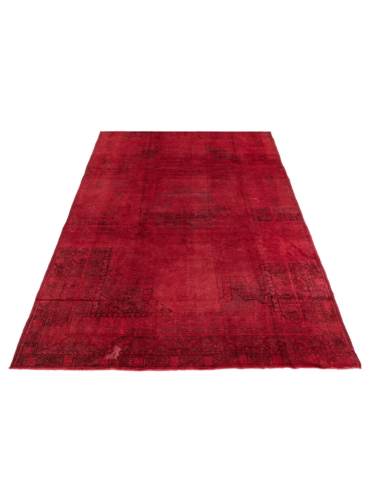 8' x 11' 7 Hand Knotted Ultra Vintage Persian Wool Rug