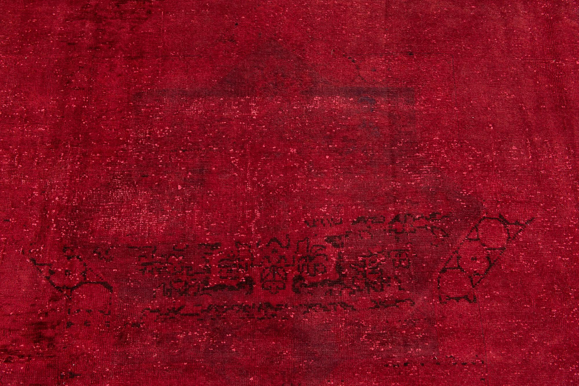 8' x 11' 7 Hand Knotted Ultra Vintage Persian Wool Rug