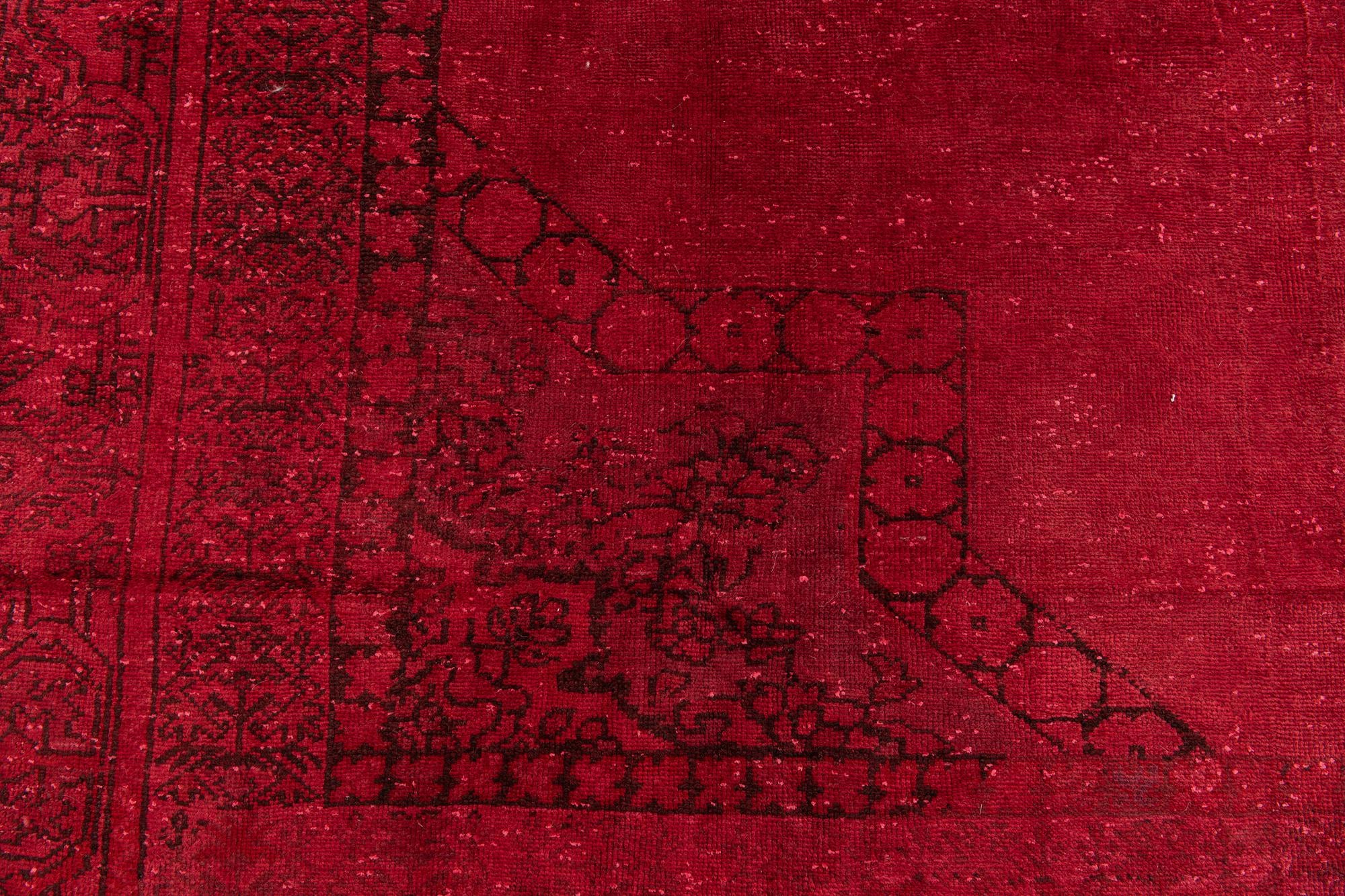 8' x 11' 7 Hand Knotted Ultra Vintage Persian Wool Rug