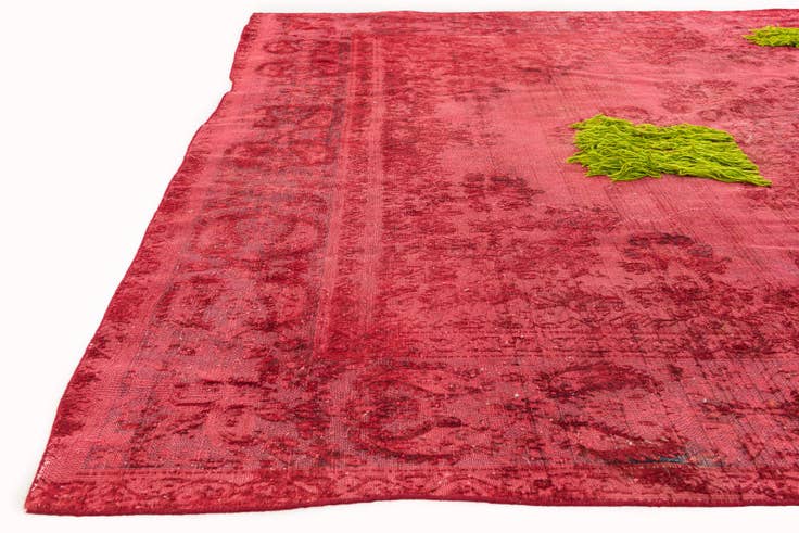 Detail image of 9' 4 x 12' 6 Hand Knotted Ultra Vintage Persian Wool Rug