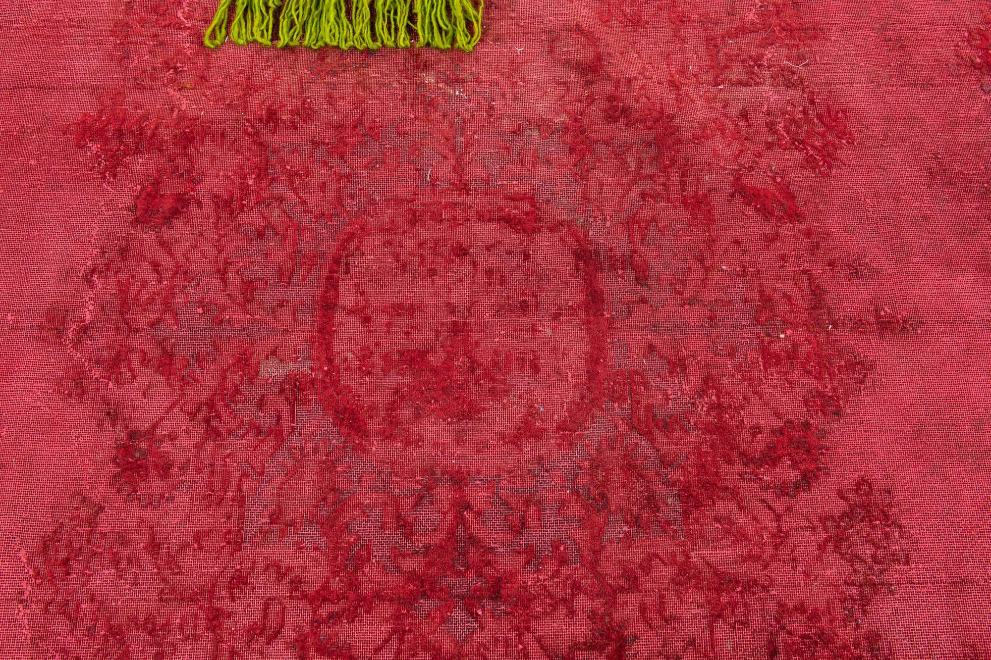 9' 4 x 12' 6 Hand Knotted Ultra Vintage Persian Wool Rug