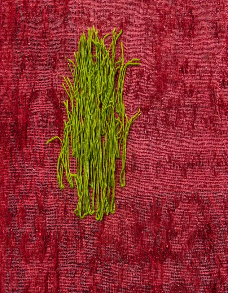 Detail image of 9' 4 x 12' 6  Hand Knotted Ultra Vintage Persian Wool Rug